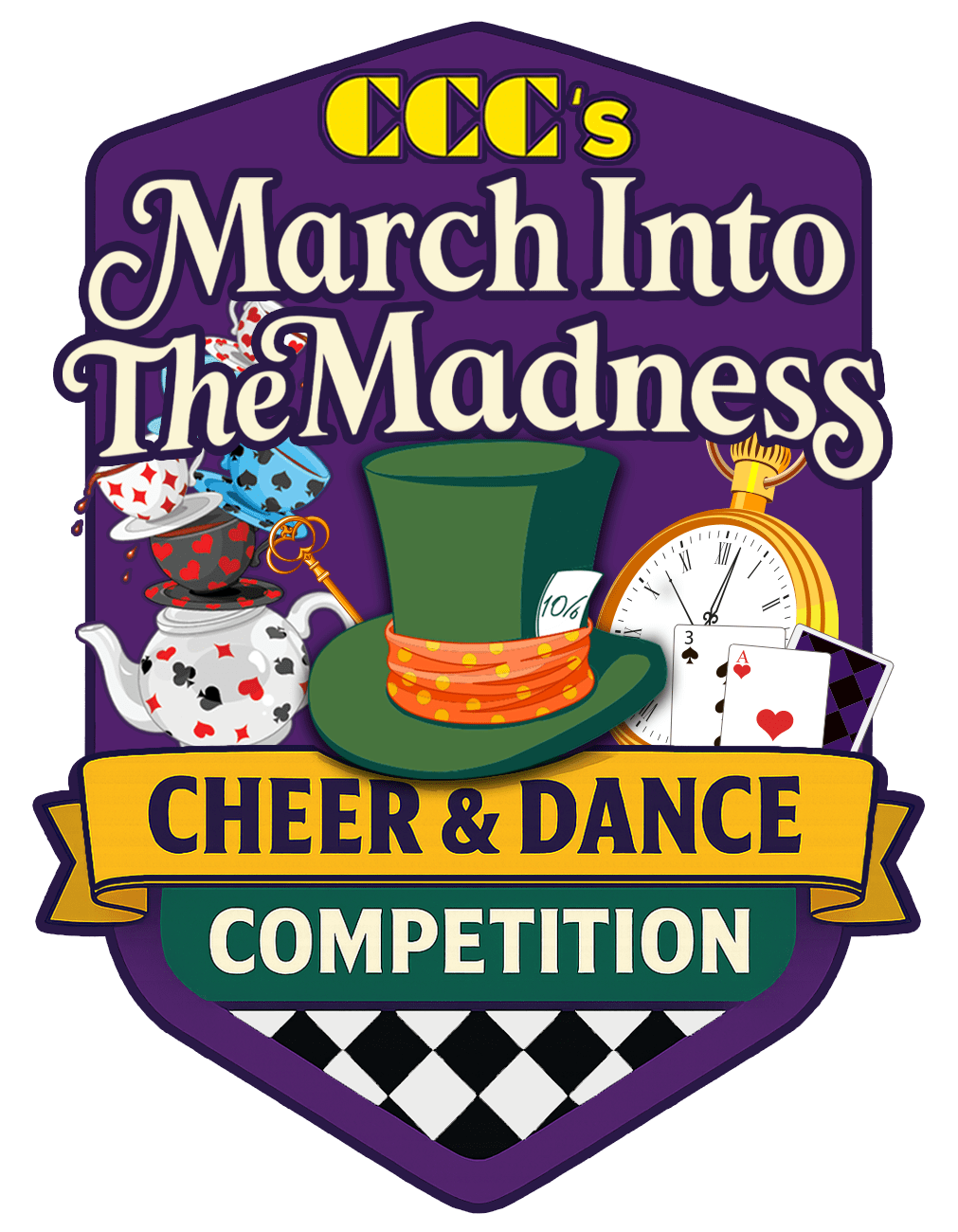 CCC March Into The Madness Logo March into the Madness Cheer and Dance Championships - Morgantown WV