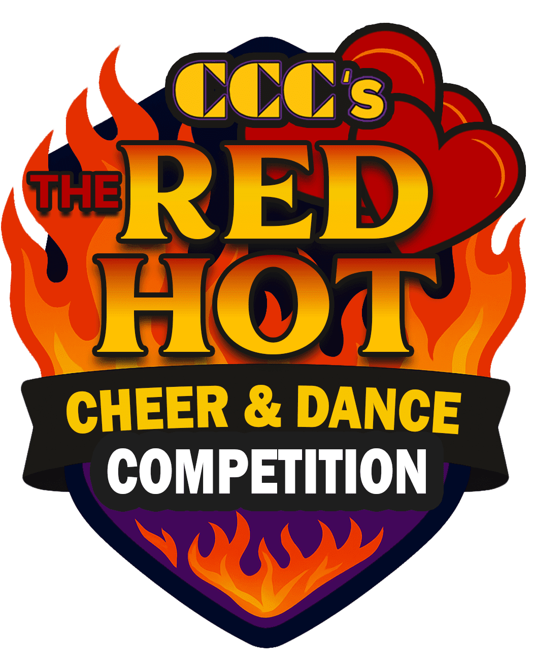 CCC-Red-Hot-Event-Logo-min Red Hot Cheer and Dance Competition Slippery Rock University Slippery Rock, PA