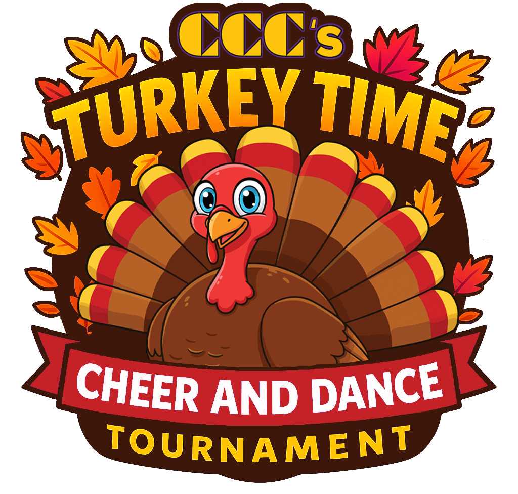 CCC Turkey Time Event Logo Turkey Time Cheer & Dance Tournament Canton, OH